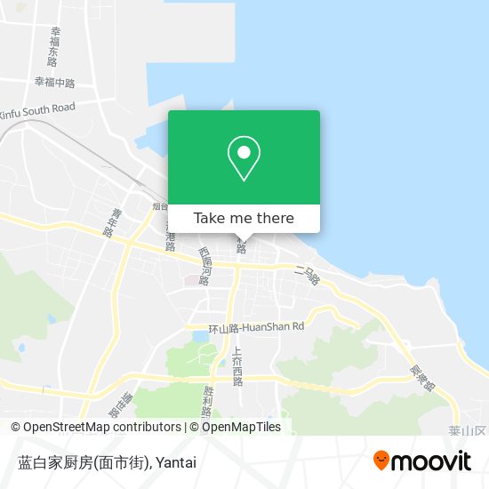 蓝白家厨房(面市街) map
