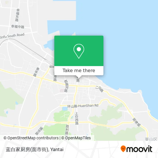 蓝白家厨房(面市街) map