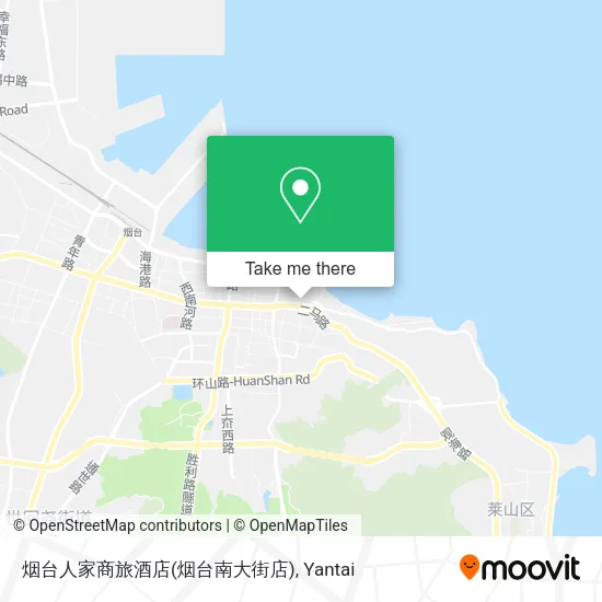 烟台人家商旅酒店(烟台南大街店) map