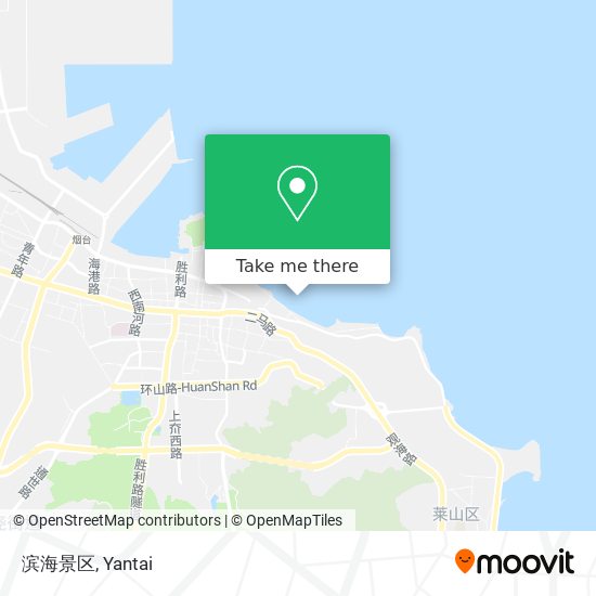 滨海景区 map