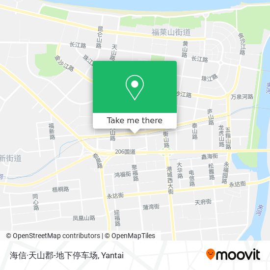 海信·天山郡-地下停车场 map