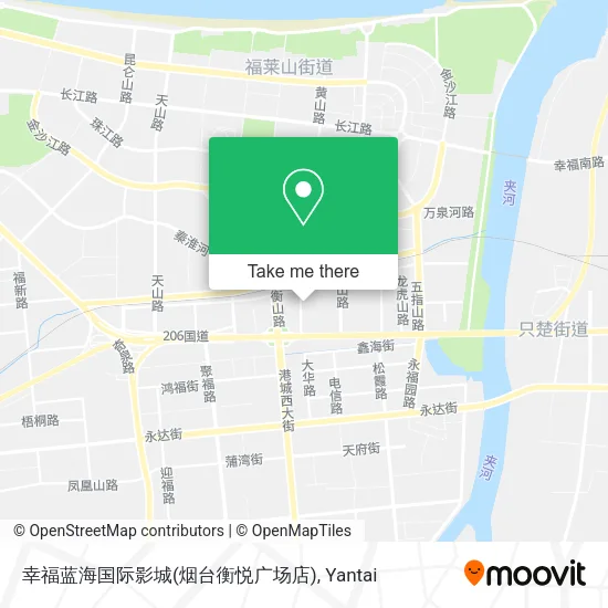幸福蓝海国际影城(烟台衡悦广场店) map