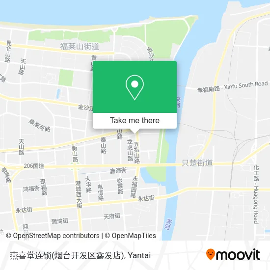 燕喜堂连锁(烟台开发区鑫发店) map