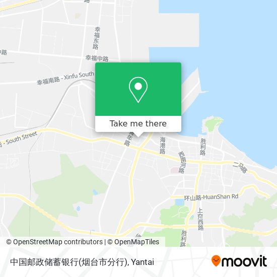中国邮政储蓄银行(烟台市分行) map