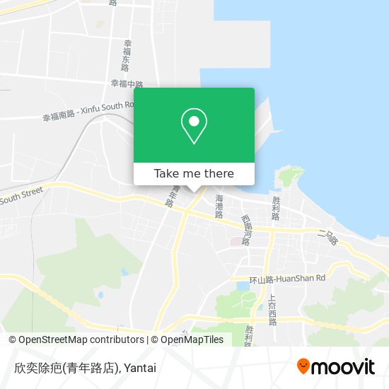 欣奕除疤(青年路店) map