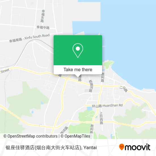 银座佳驿酒店(烟台南大街火车站店) map