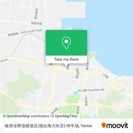 银座佳驿连锁酒店(烟台南大街店)-停车场 map