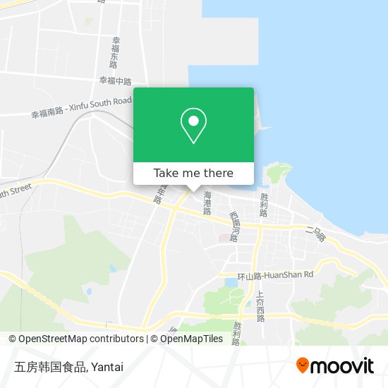 五房韩国食品 map