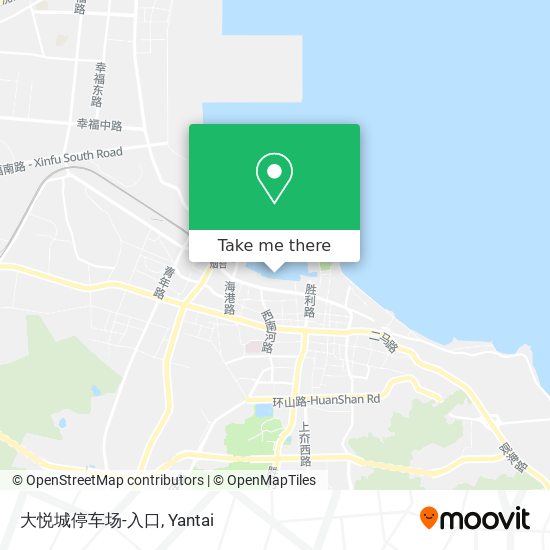 大悦城停车场-入口 map