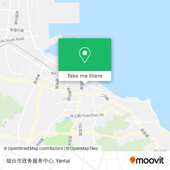 烟台市政务服务中心 map