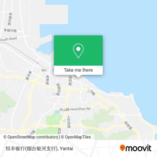 恒丰银行(烟台银河支行) map