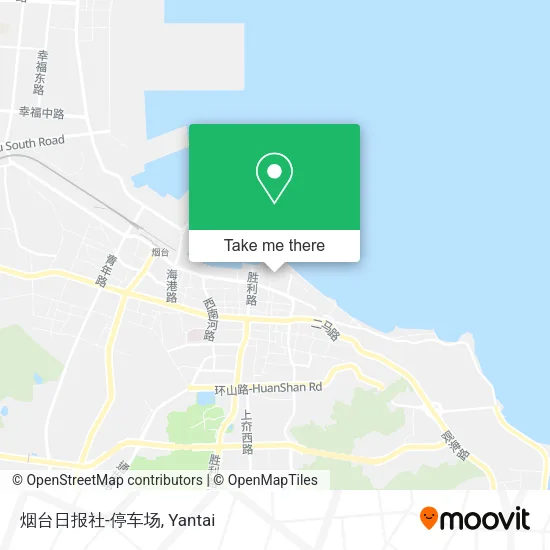 烟台日报社-停车场 map