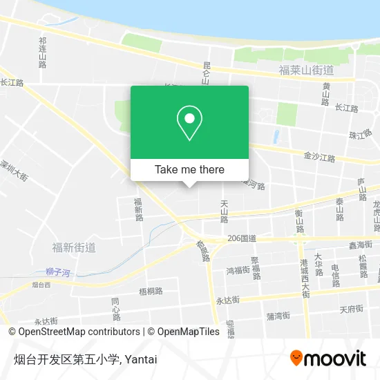 烟台开发区第五小学 map