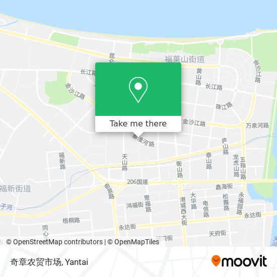 奇章农贸市场 map