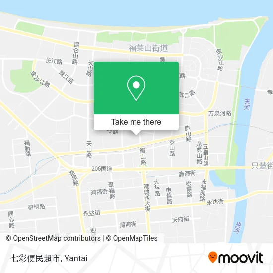 七彩便民超市 map