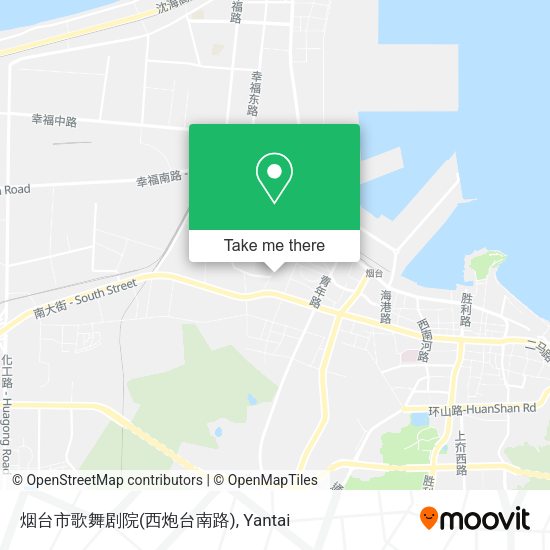 烟台市歌舞剧院(西炮台南路) map