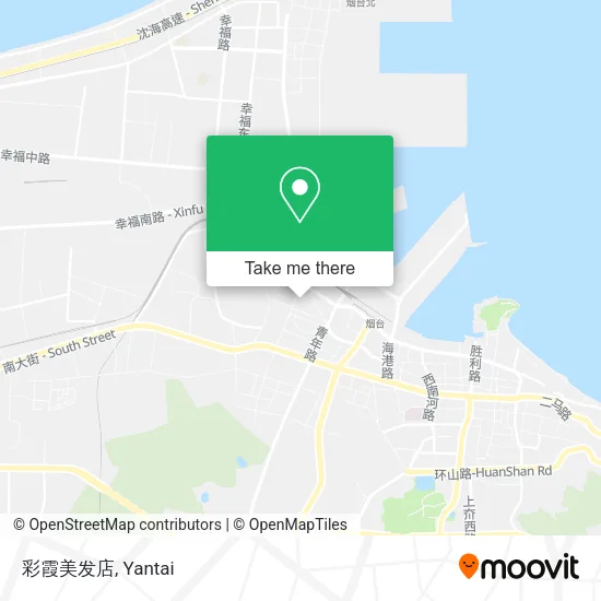 彩霞美发店 map