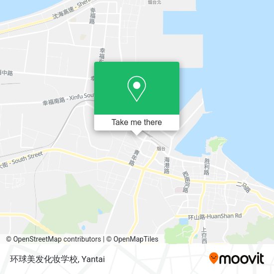 环球美发化妆学校 map