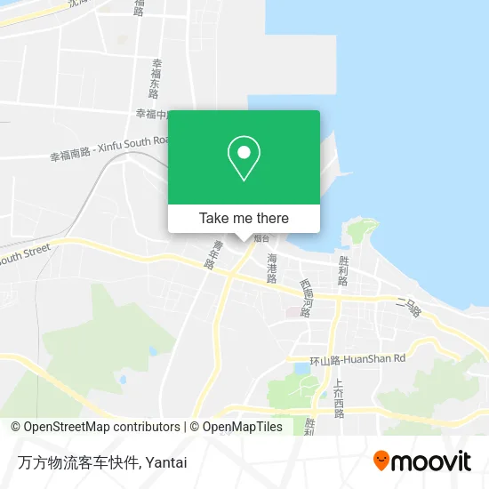 万方物流客车快件 map