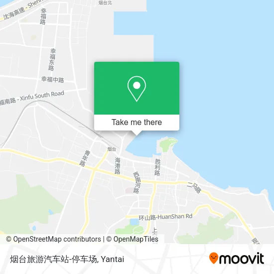 烟台旅游汽车站-停车场 map