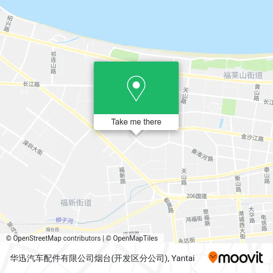 华迅汽车配件有限公司烟台(开发区分公司) map