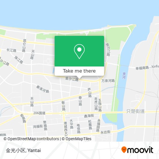 金光小区 map