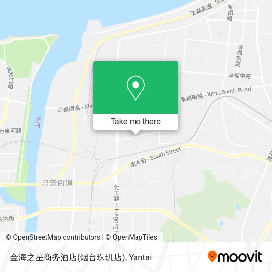 金海之星商务酒店(烟台珠玑店) map