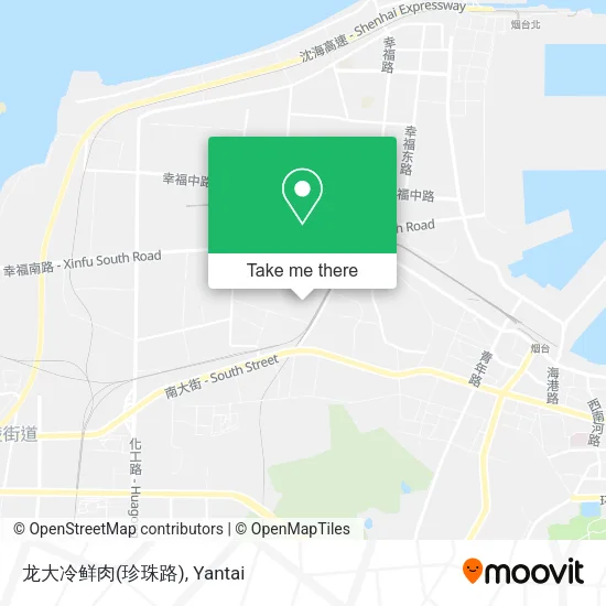 龙大冷鲜肉(珍珠路) map