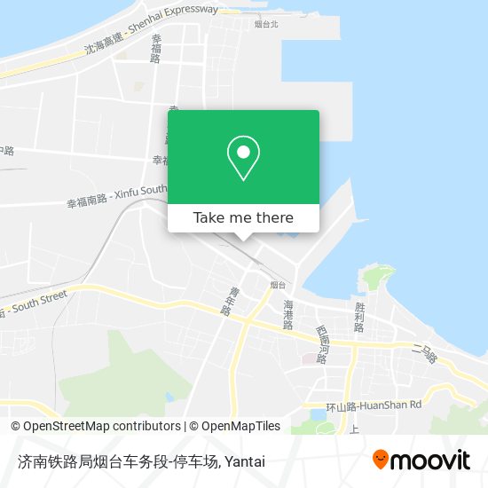 济南铁路局烟台车务段-停车场 map