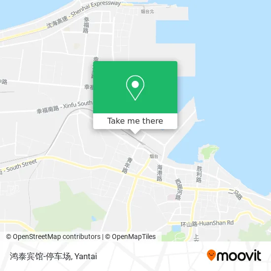 鸿泰宾馆-停车场 map