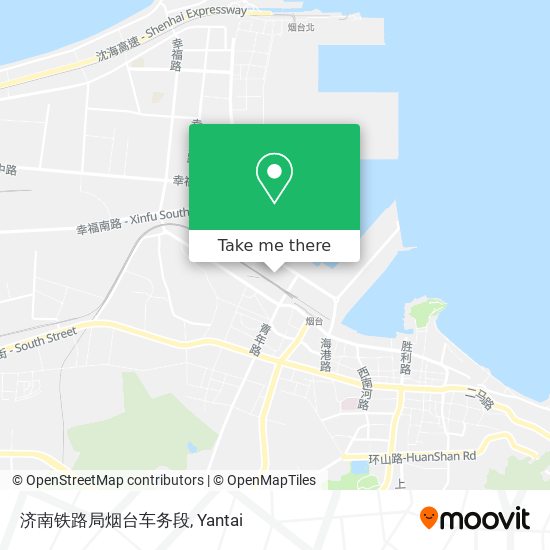 济南铁路局烟台车务段 map