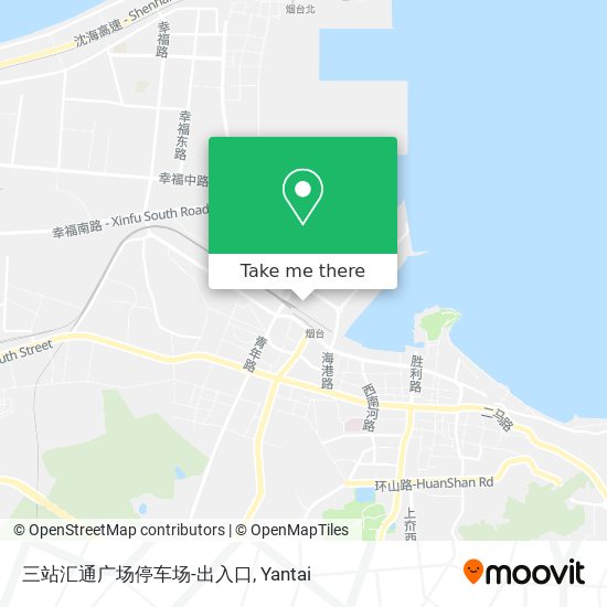 三站汇通广场停车场-出入口 map