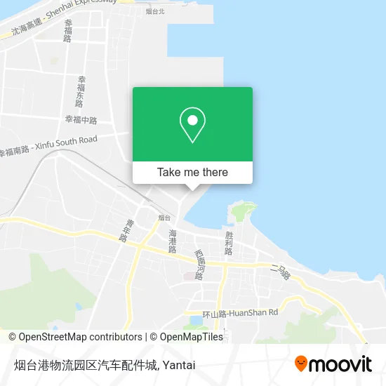 烟台港物流园区汽车配件城 map