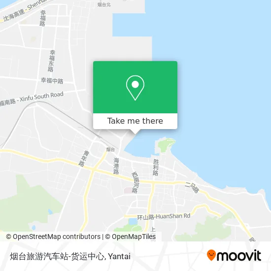 烟台旅游汽车站-货运中心 map