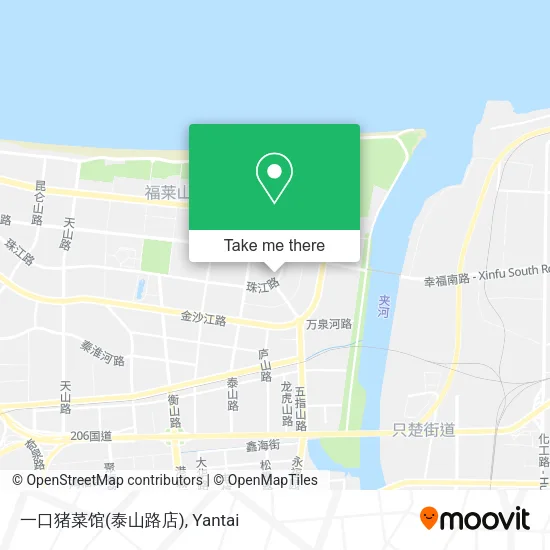 一口猪菜馆(泰山路店) map