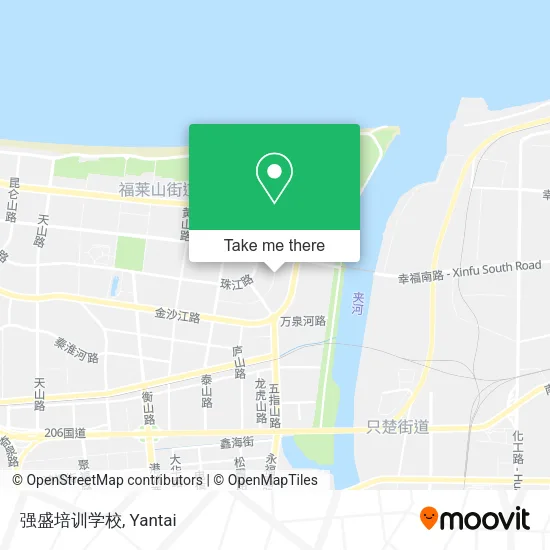 强盛培训学校 map