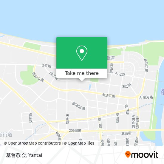基督教会 map