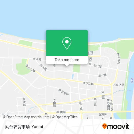 凤台农贸市场 map