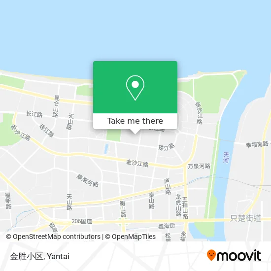 金胜小区 map