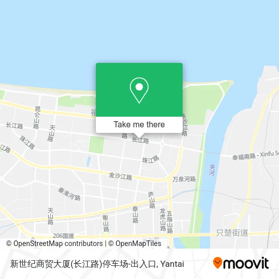 新世纪商贸大厦(长江路)停车场-出入口 map