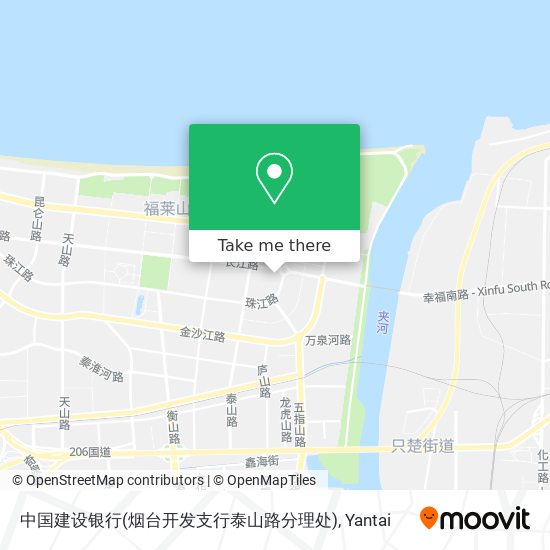 中国建设银行(烟台开发支行泰山路分理处) map