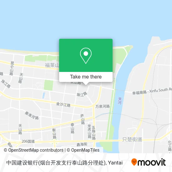 中国建设银行(烟台开发支行泰山路分理处) map