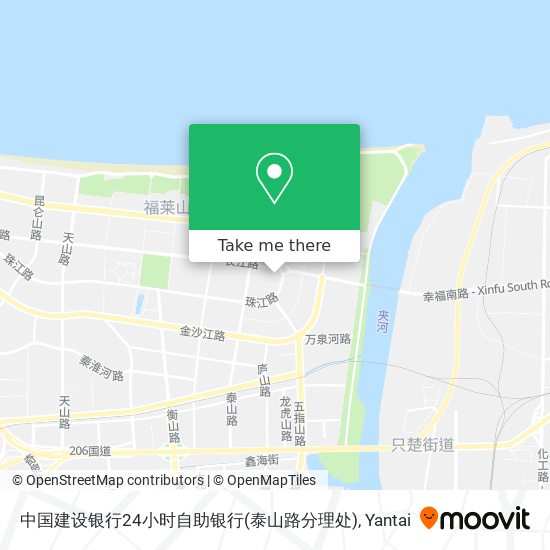 中国建设银行24小时自助银行(泰山路分理处) map