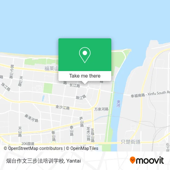 烟台作文三步法培训学校 map