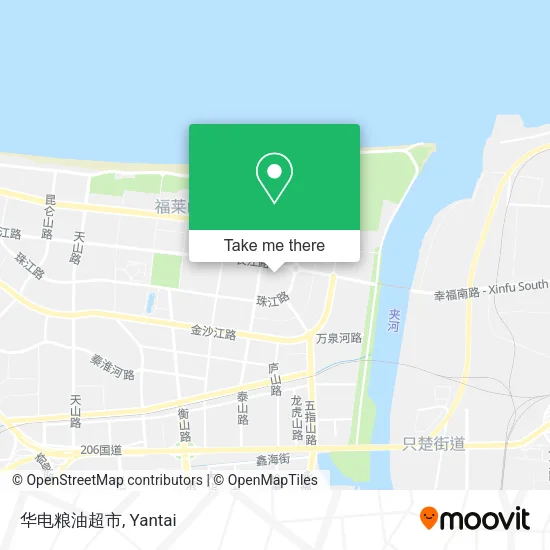 华电粮油超市 map