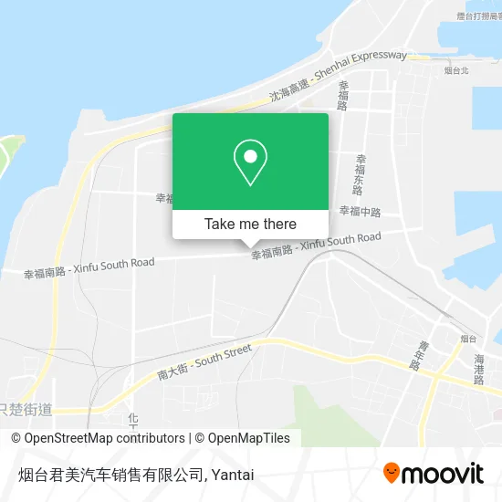 烟台君美汽车销售有限公司 map
