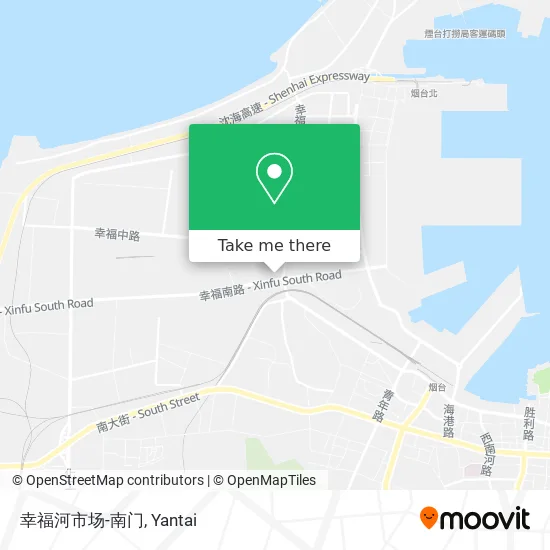 幸福河市场-南门 map