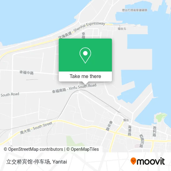 立交桥宾馆-停车场 map