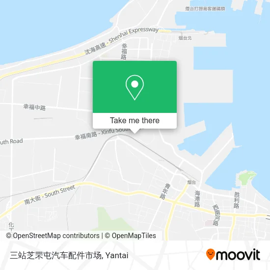 三站芝罘屯汽车配件市场 map