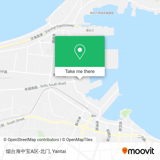 烟台海中宝A区-北门 map